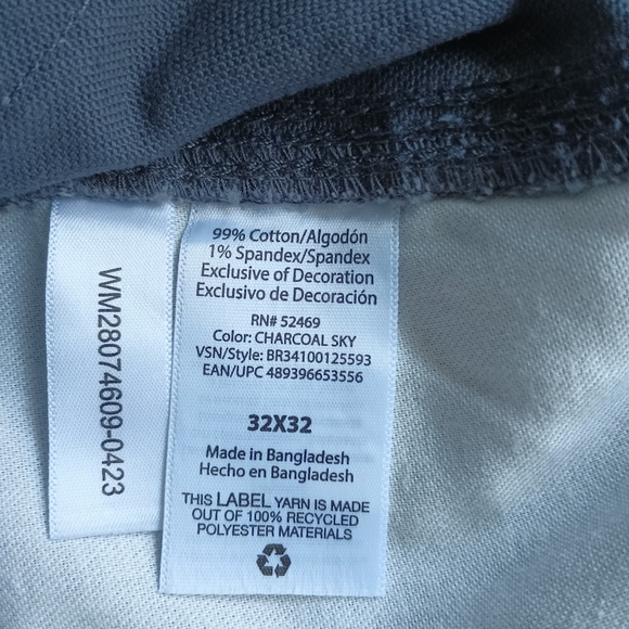 Men's Relaxed Fit Carpenter Pants Various Sizes    NWT   Charcoal Grey - Picture 11 of 12